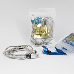 3-in-1 Braided Charging Cable